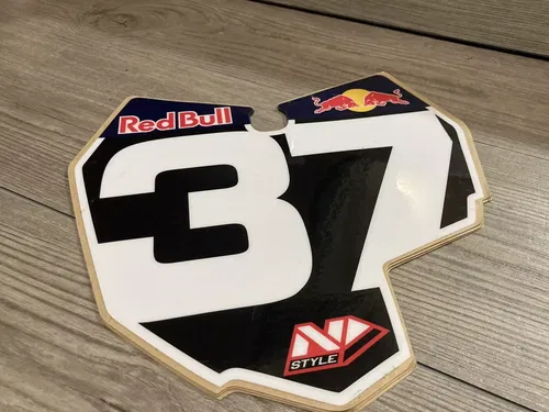 2013-2015 #37 STEWART FRONT PLATE GRAPHICS DECALS SET 125 250 350 450 SX SXF