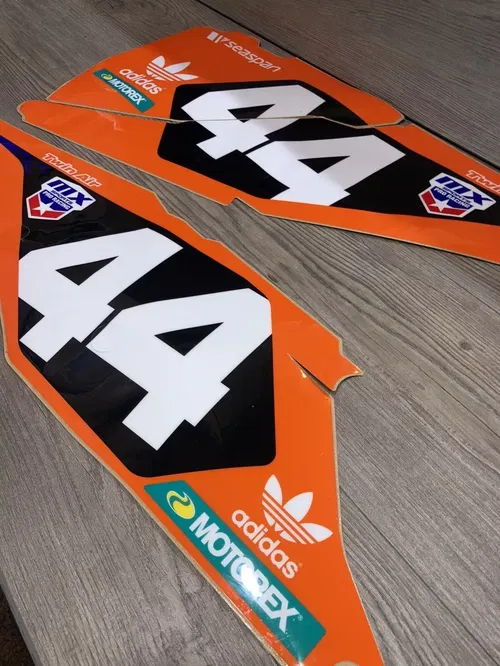 2019-2022 KTM NUMBER #44 GRAPHICS DECALS SET 125 250 350 450 SX SXF XC EXC-F