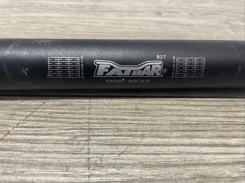 RENTHAL 827 FATBAR BLACK 1-1/8" HANDLEBARS
