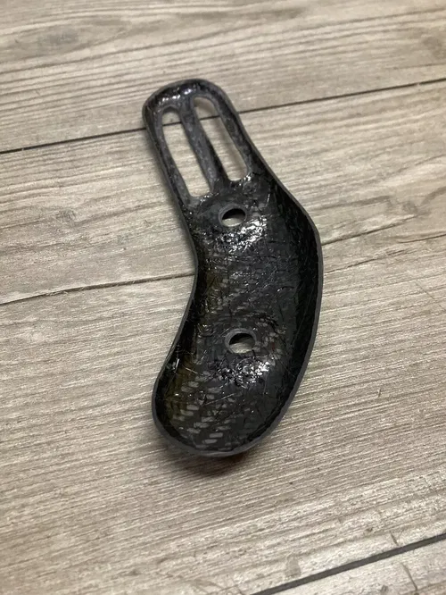 2023-2025 YAMAHA YZ450 F CARBON FIBER EXHAUST HEAT SHIELD
