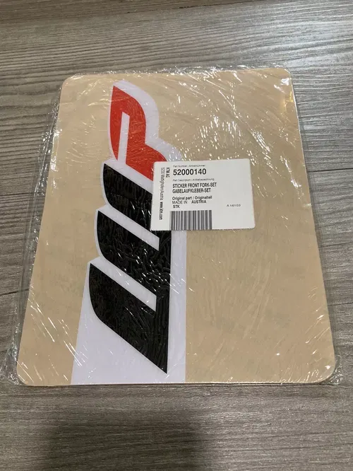 KTM HUSQVARNA GASGAS WP FACTORY FORK DECALS 48mm