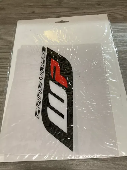 KTM HUSQVARNA GASGAS WP FACTORY  FORK DECALS CONE VAVLE CLEAR