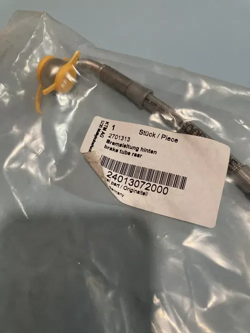 2019-2022 HUSQVARNA 501 FE REAR BRAKE LINE HOSE KTM EXC-F 250 350 500