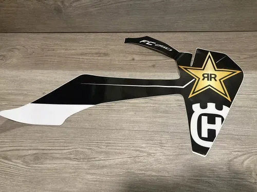 2019-2022 HUSQVARNA FC 250 FACTORY EDITION ROCKSTAR SHROUD GRAPHICS SET