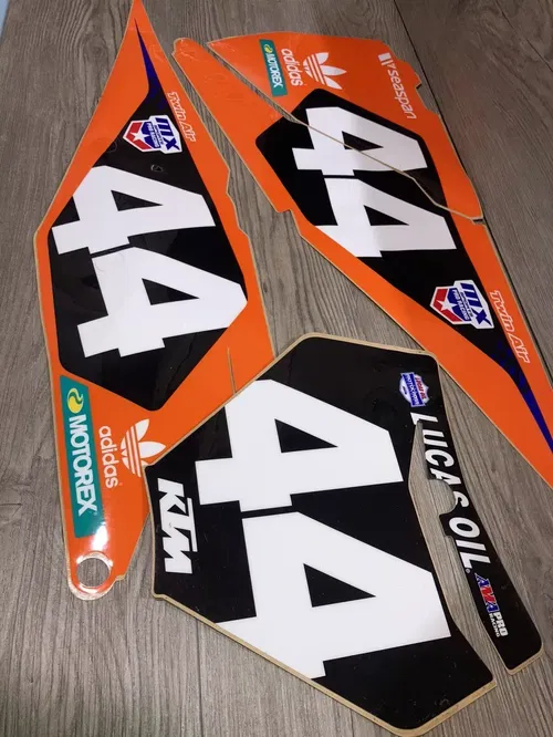 2019-2022 KTM NUMBER #44 GRAPHICS DECALS SET 125 250 350 450 SX SXF XC EXC-F
