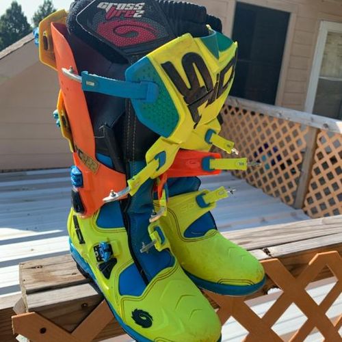 Sidi Crossfire SRS 2 Cairoli LE Boots Size 11.5