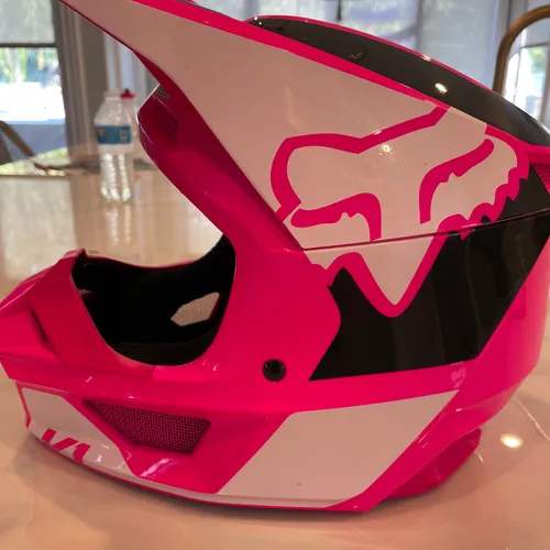 Youth Fox Racing V1 Revn Helmets - Size L