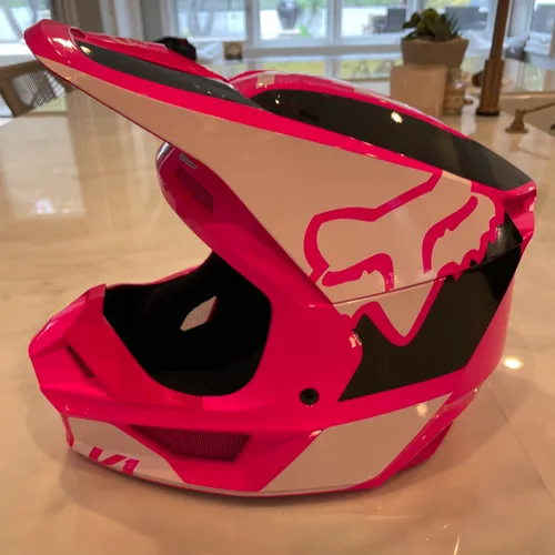 Youth Fox Racing V1 Revn Helmets - Size L