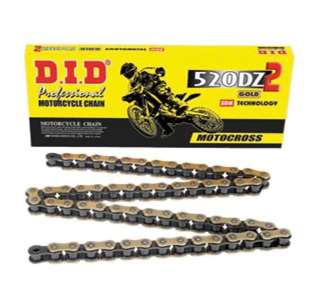 Did 520 DZ2 - Drive Chain - 120 Links - Gold and Black