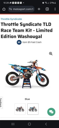 KTM Graphic Kit Throttle Syndicate TLD Race Team Kit - Limited Edition Washougal