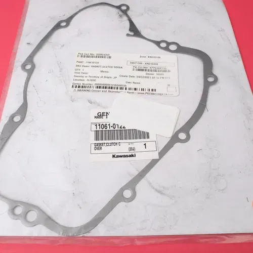 Kawasaki KX85-112 Right Side Engine Cover Gasket 11061-0122