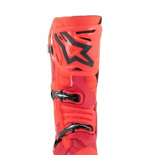 ALPINESTAR TECH 10- LE BOOTS RED FLUO/BRIGHT RED/BLACK