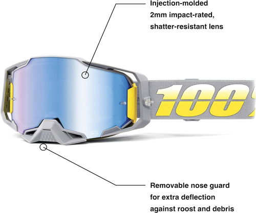 100% ARMEGA- COMPLEX MIR BLU LENS