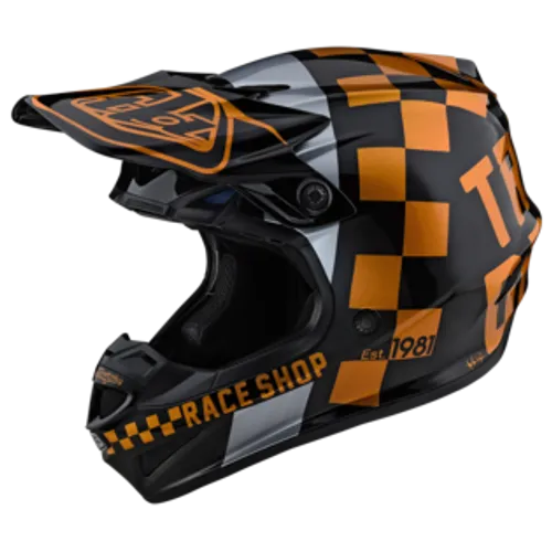 TROY LEE SE4 POLYACRYLITE- CHECKER BLACK/GOLD