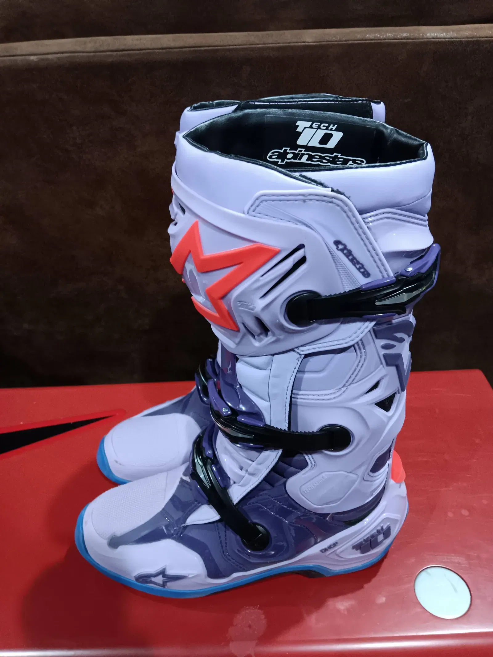 ラベンダー 5/10 Alpinestars Tech 10-Laser Violet/Lavender