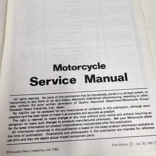 Kawasaki Concours 1000 GTR Service Manual 