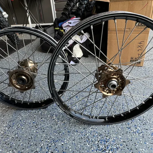 Dubya Talon Pro Wheel Set. Excel A60 Rims. KTM/Husky/GasGas Big Bike. 