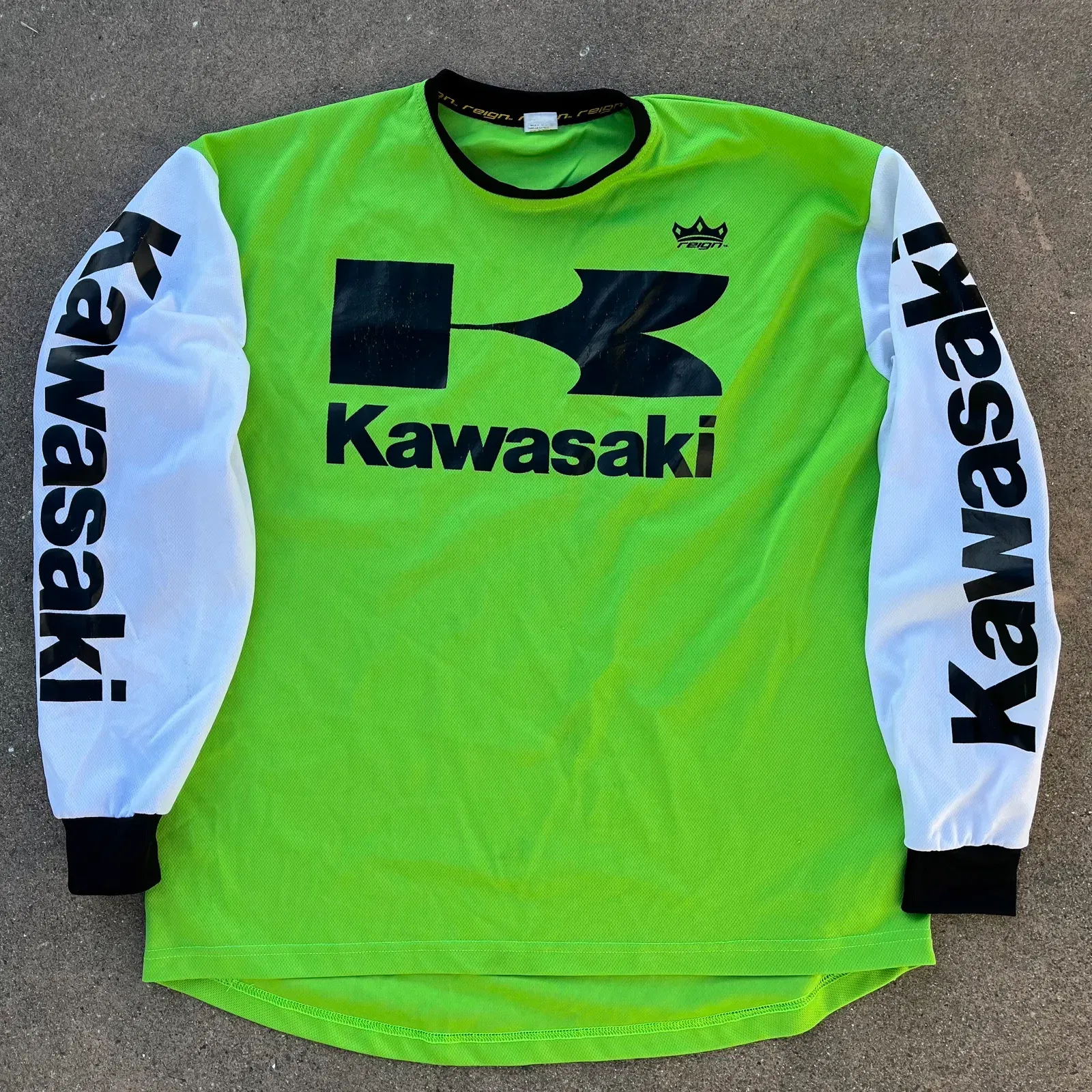 Kawasaki dirt bike jersey online