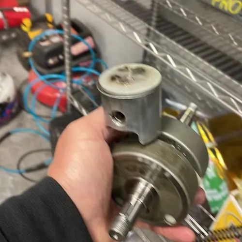 KTM 65 crank and piston