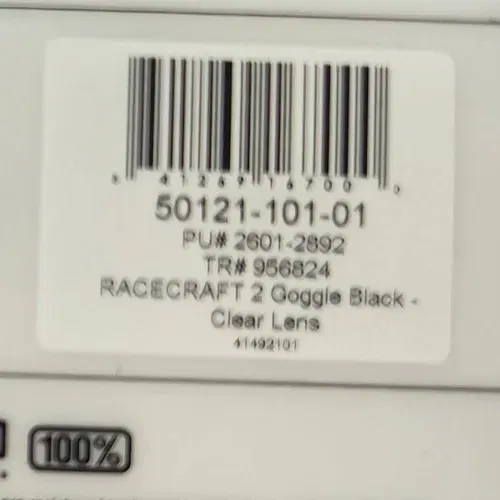 100% Black/White Racecraft2 ACCURI2 Strata2