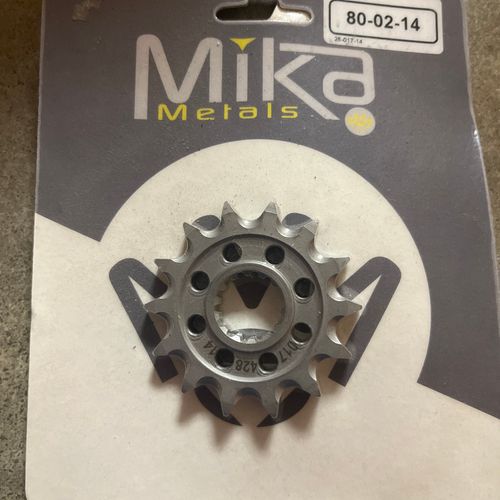 Mika Metal 14 tooth Front Sprocket 