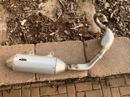 Stock KTM Exhaust with Header