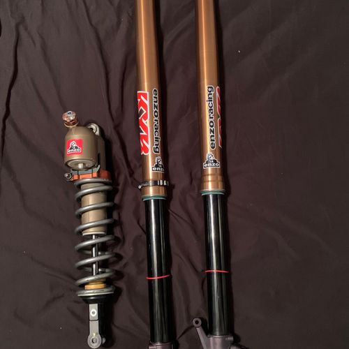 KTM KYB Conversion Forks and KYB A Kit Shock 