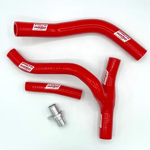 Yam YZ250F 2014-2018 Silicone Y Radiator Hose Red 23-212YR
