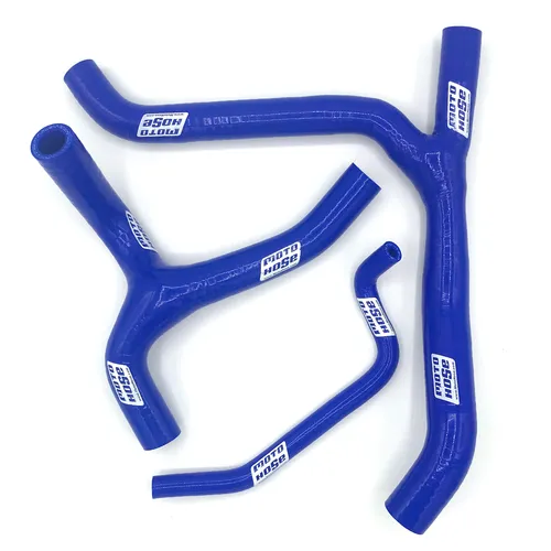 KX450F 2006 207 2008 Silicone Y Radiator Hose Blue 23-39YB