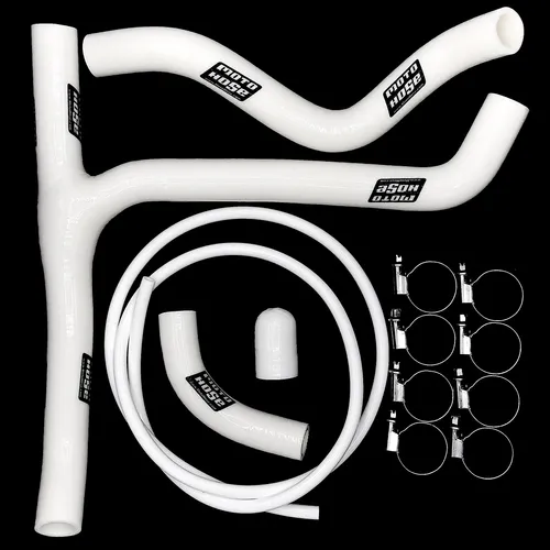 CRF250RX 2019-21 Silicone WORK Y Radiator Hose Whit 24-124YW