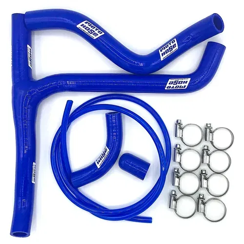 CRF250RX 2019-2021 Silicone WORKS Y Radiator Hose Blue 24-124YB