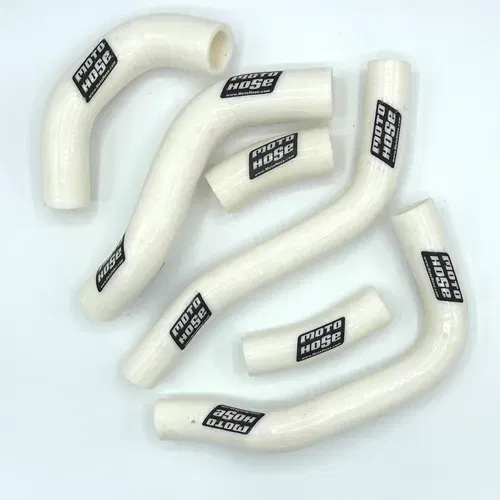 Honda CRF450R 2013-2014 Silicone Radiator Hose White 23-115W