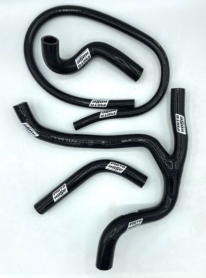 RMZ450 2015-2017 Silicone Y Radiator Hose Black 23-406YBK
