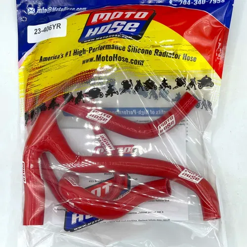 RMZ450 2015-2017 Silicone Y Radiator Hose Black 23-406YBK