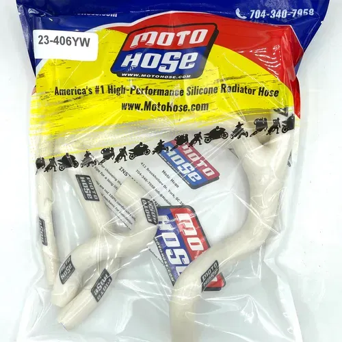 RMZ450 2015-2017 Silicone Y Radiator Hose Black 23-406YBK