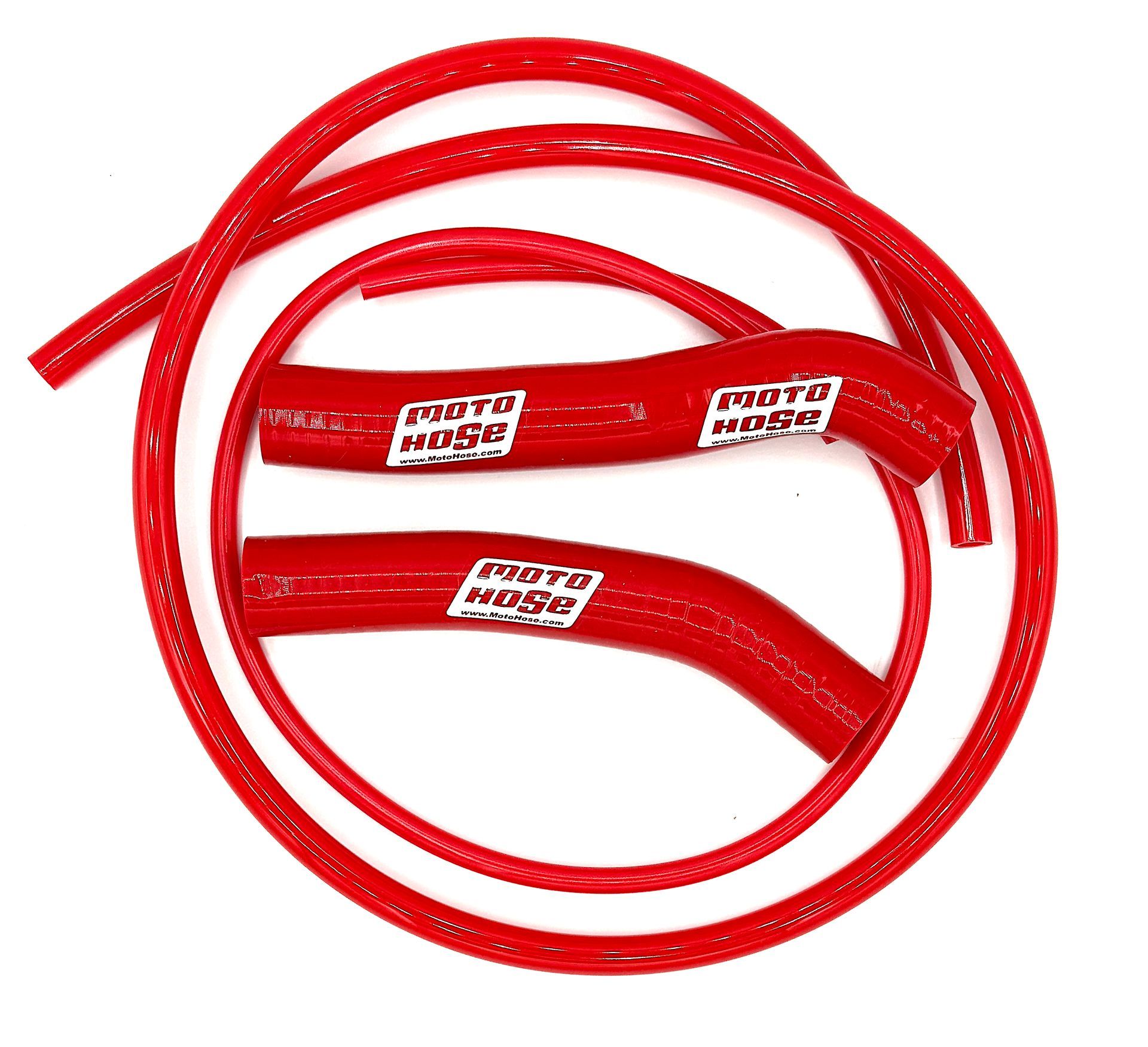 50cc SX TC MC 2024 2025 Premium Red Silicone Radiator Hose Kit 24-634R