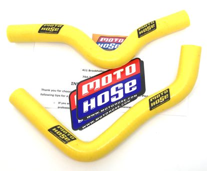 Suz RM80/85 2002-2023 Silicone Radiator Hose Yellow 23-41Y