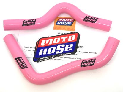 Suz RM80/85 2002-2023 Silicone Radiator Hose Pink 23-41P