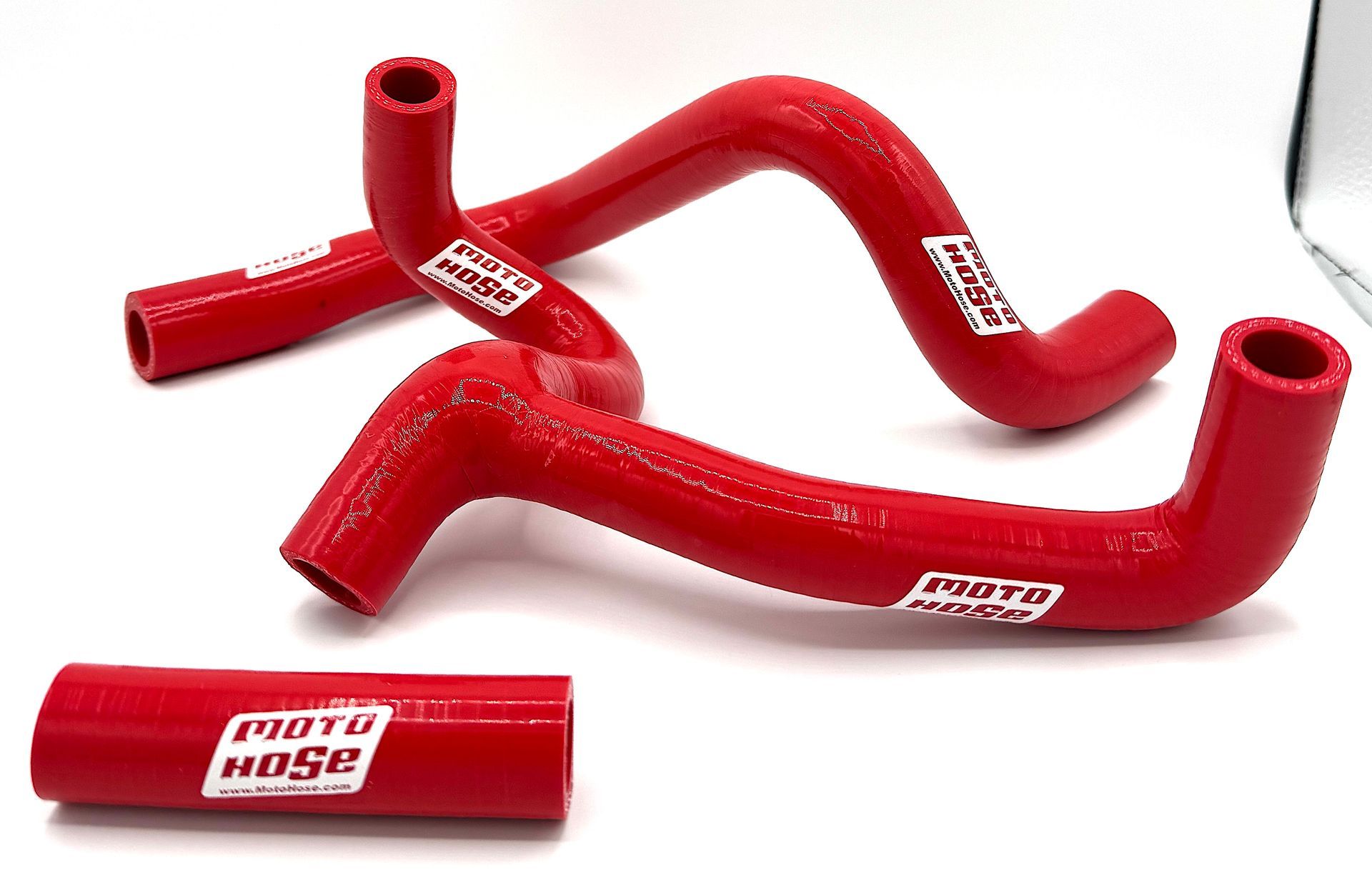 RMZ450 2018-2025 Silicone Y Radiator Hose Red 23-409YR