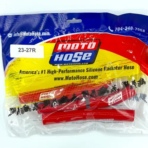 Yam YZ450F 2003-2009 Silicone Radiator Hose Red 23-27R