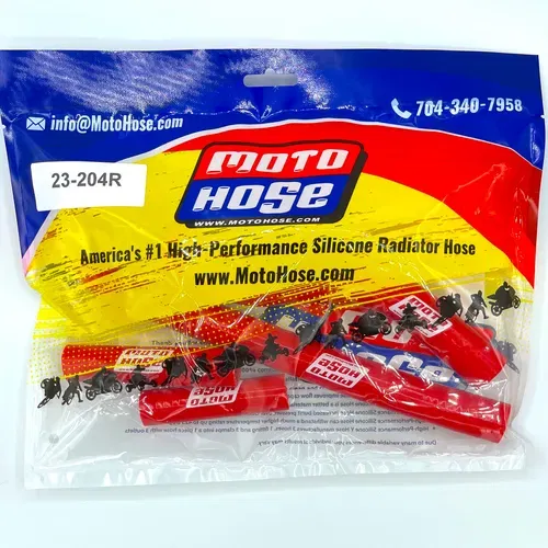 Silicone Radiator Hose Yam YZ250F 01-05 WR 01-06 Red 23-204R