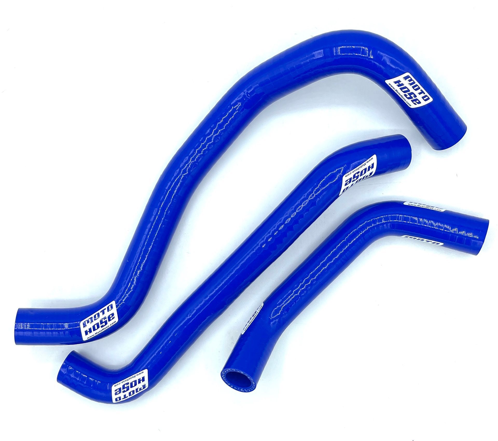 Kawasaki KLR650 2008-2021 Silicone Radiator Hose Blue 23-322B