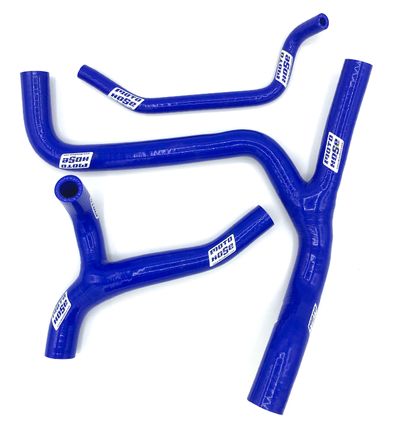 KX450F 2009-2011 Silicone Y Radiator Hose Blue 23-311YB