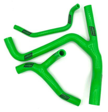 KX450F 2009-2011 Silicone Y Radiator Hose Green 23-311YG