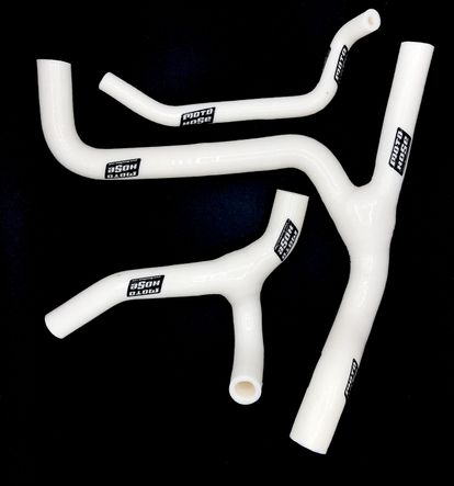 KX450F 2009-2011 Silicone Y Radiator Hose White 23-311YW