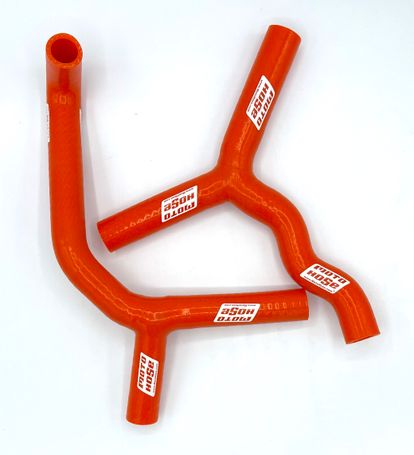 KTM 85/105 SX 2009-2012 Silicone Radiator Hose Orange 23-65Y