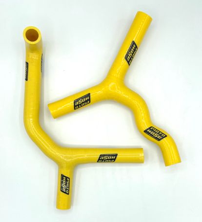 KTM 85/105 SX 2009-12 Silicone Radiator Hose Yellow 23-65YY