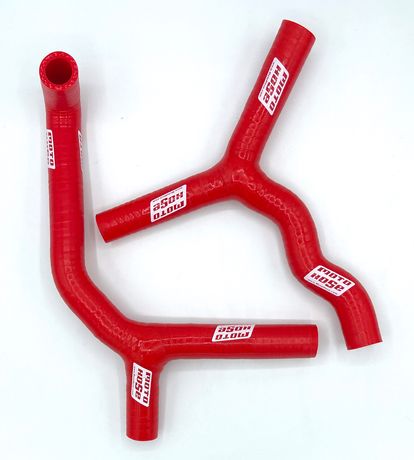 KTM 85/105 SX 2009-2012 Silicone Radiator Hose Red 23-65YR