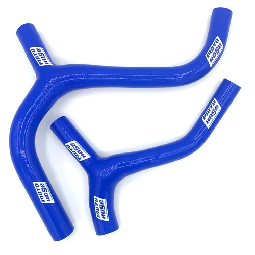 KX450F 2016-2018 Silicone Y Radiator Hose Green 23-326YG