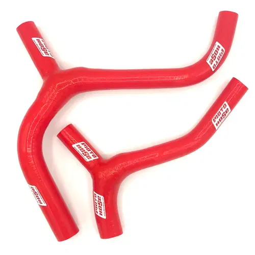 KX450F 2016-2018 Silicone Y Radiator Hose Red 23-326YR